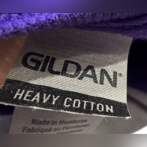 2-Pack Gildan Women’s Heavy Cotton T-Shirts – Purple – Size M - Picture 4 of 4